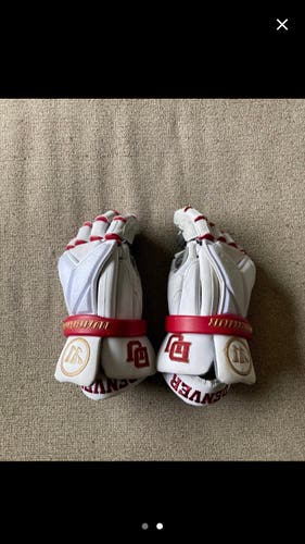 Used Player's Warrior Evo Pro Lacrosse Gloves