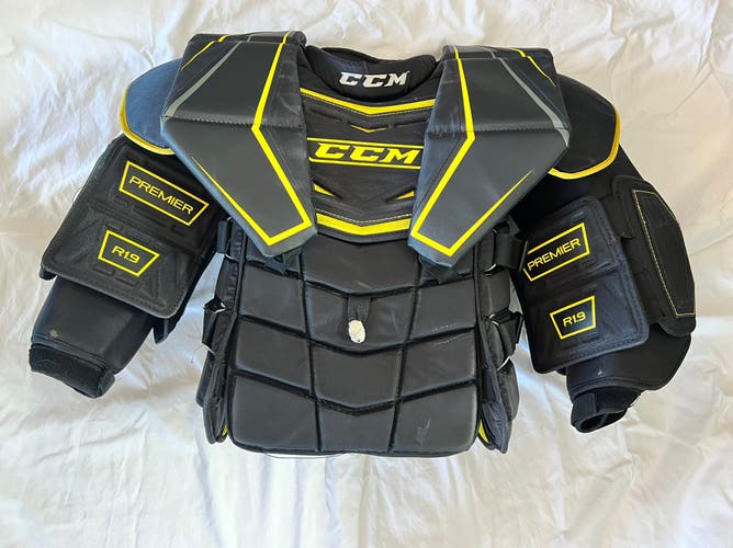 Used XL CCM  Premier R1.9 Goalie Chest Protector