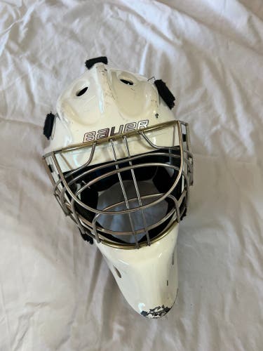 Used Bauer NME 8 Goalie Mask Fit 2