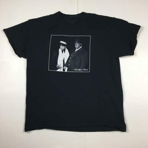 Reasonable Doubt Brooklyn's Finest Jay-Z Notorious B.I.G. Graphic Rap T-Shirt XL