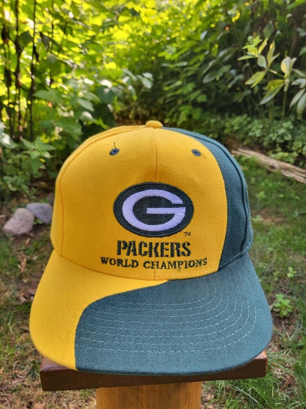 Vintage Green Bay Packers NFL Sports Football Cheeseheads Hat Cap Vtg Snapback