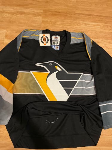 NWT Pittsburgh Penguins Robo Pen Alternate Starter Authentic Hockey Jersey 48