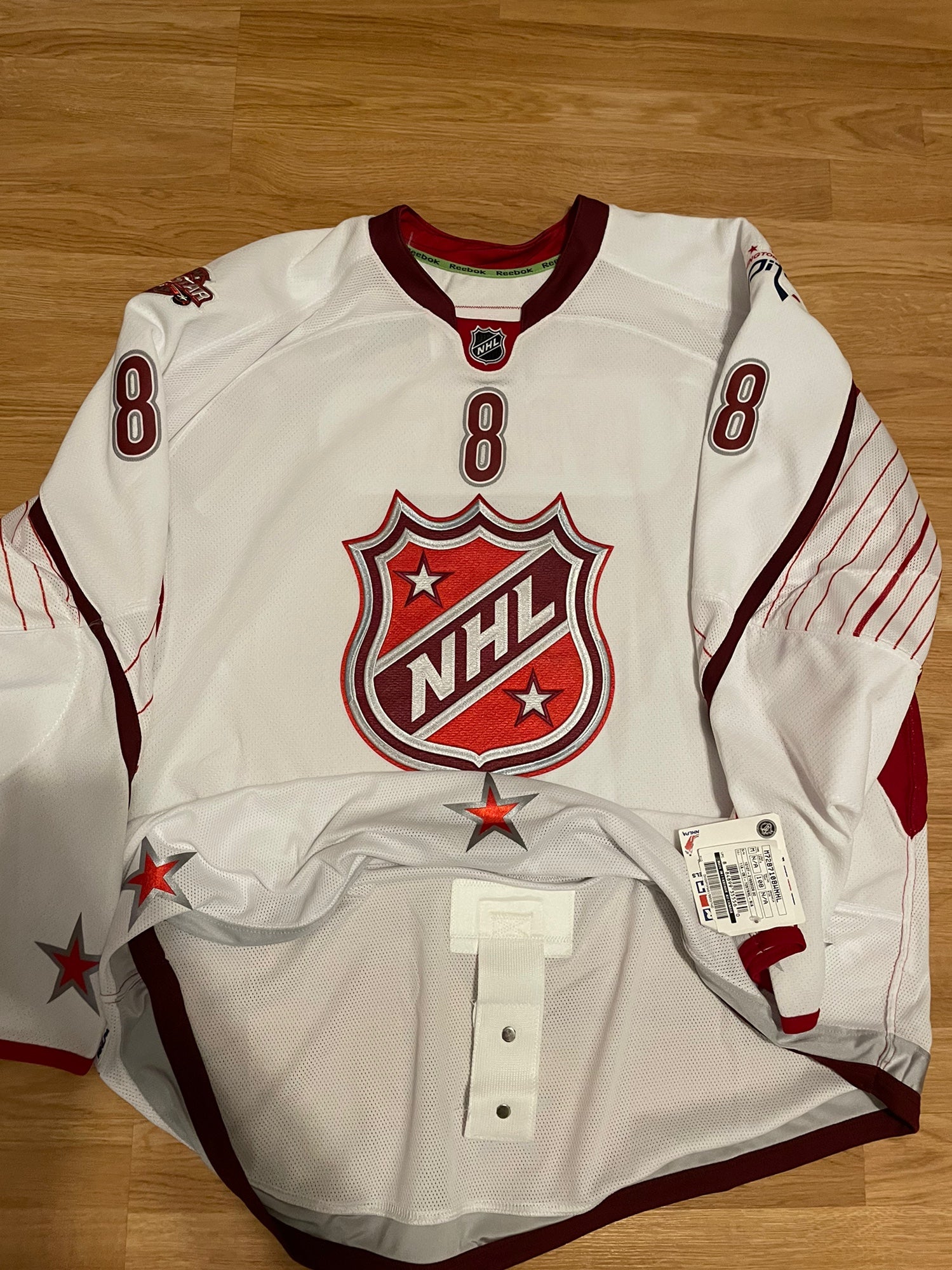 NWT Reebok MIC Authentic Ovechkin 2011 NHL All Star Jersey Capitals