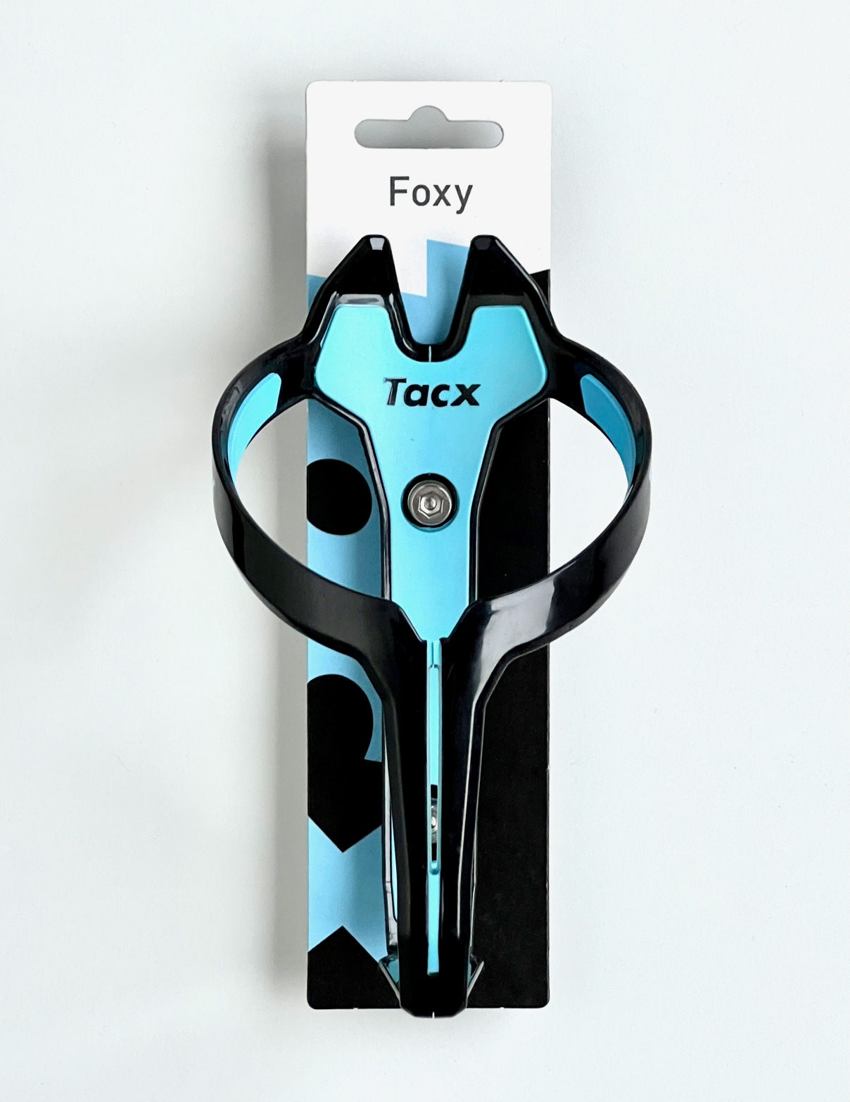 Tacx Foxy Road MTB Bike Water Bottle Cage Plastic Black Blue 35g