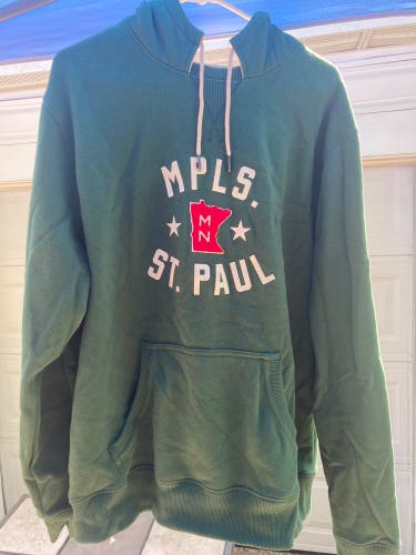 Minnesota Wild winter classic locker room hoodie