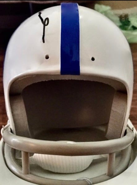 Johnny unitas hot sale autographed helmet