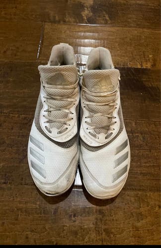 White Men's Size 14 (Women's 15) Adidas Shoes