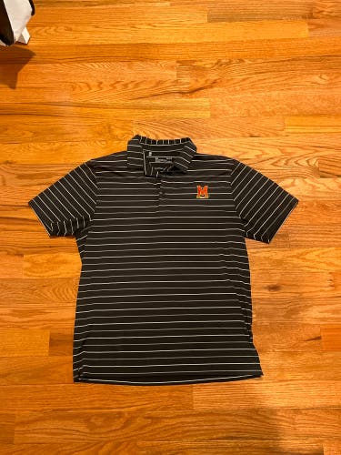 Maryland Terrapins Black Golf Shirt