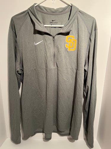 Nike San Diego padres team issued 1/4 zip (size XL) NWOT