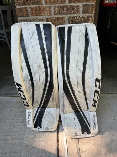 Used 34" CCM Premier R1.5 Goalie Leg Pads