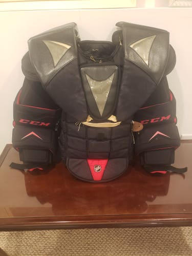 Used XL CCM AB Pro Goalie Chest Protector Pro Stock