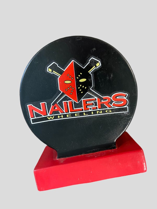 ECHL Wheeling Nailers SGA Hockey Puck Bank