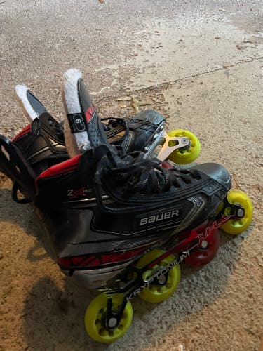 Used Bauer Regular Width Size 6 Vapor 2X Pro Inline Skates