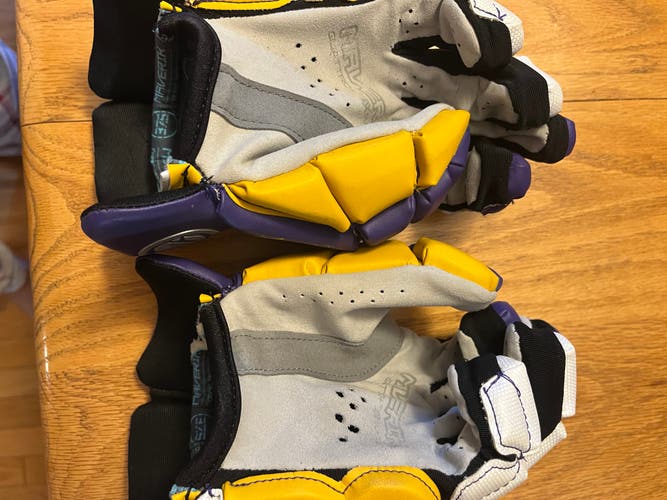 Never Used (Just Altered) Player's Maverik Rome RX3 Lacrosse Gloves 13"