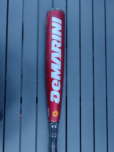Used BBCOR Certified 2015 DeMarini Hybrid Voodoo Overlord Bat (-3) 27 oz 30"