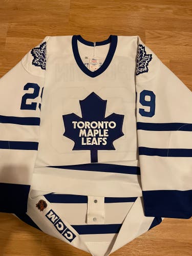 CCM Potvin Authentic Toronto Maple Leafs NHL Hockey Jersey White Home 48