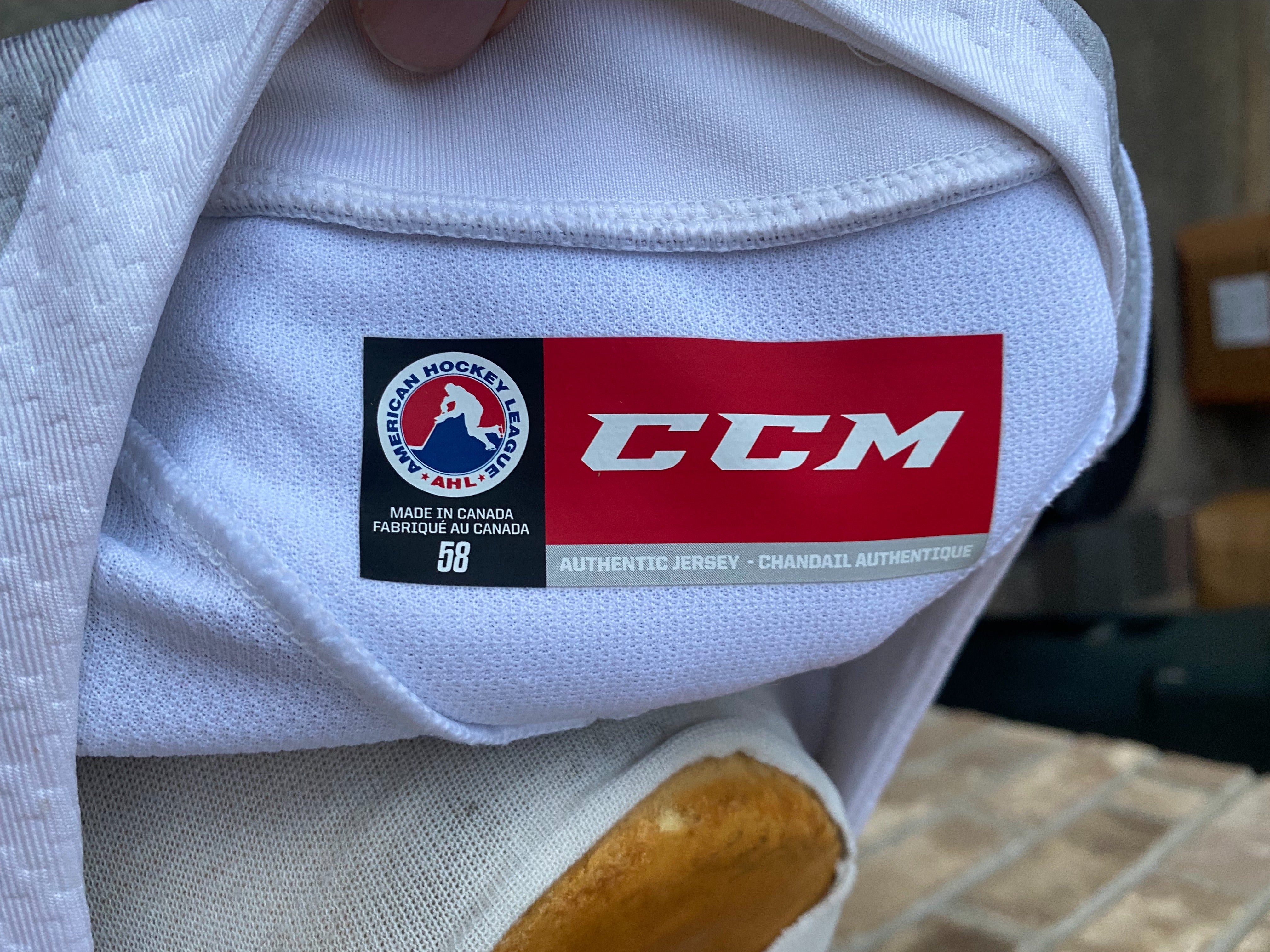 CCM Quicklite Calgary Wranglers White Jersey –