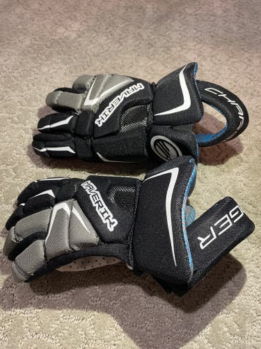 Black/Gray Maverik Charger Lacrosse Gloves