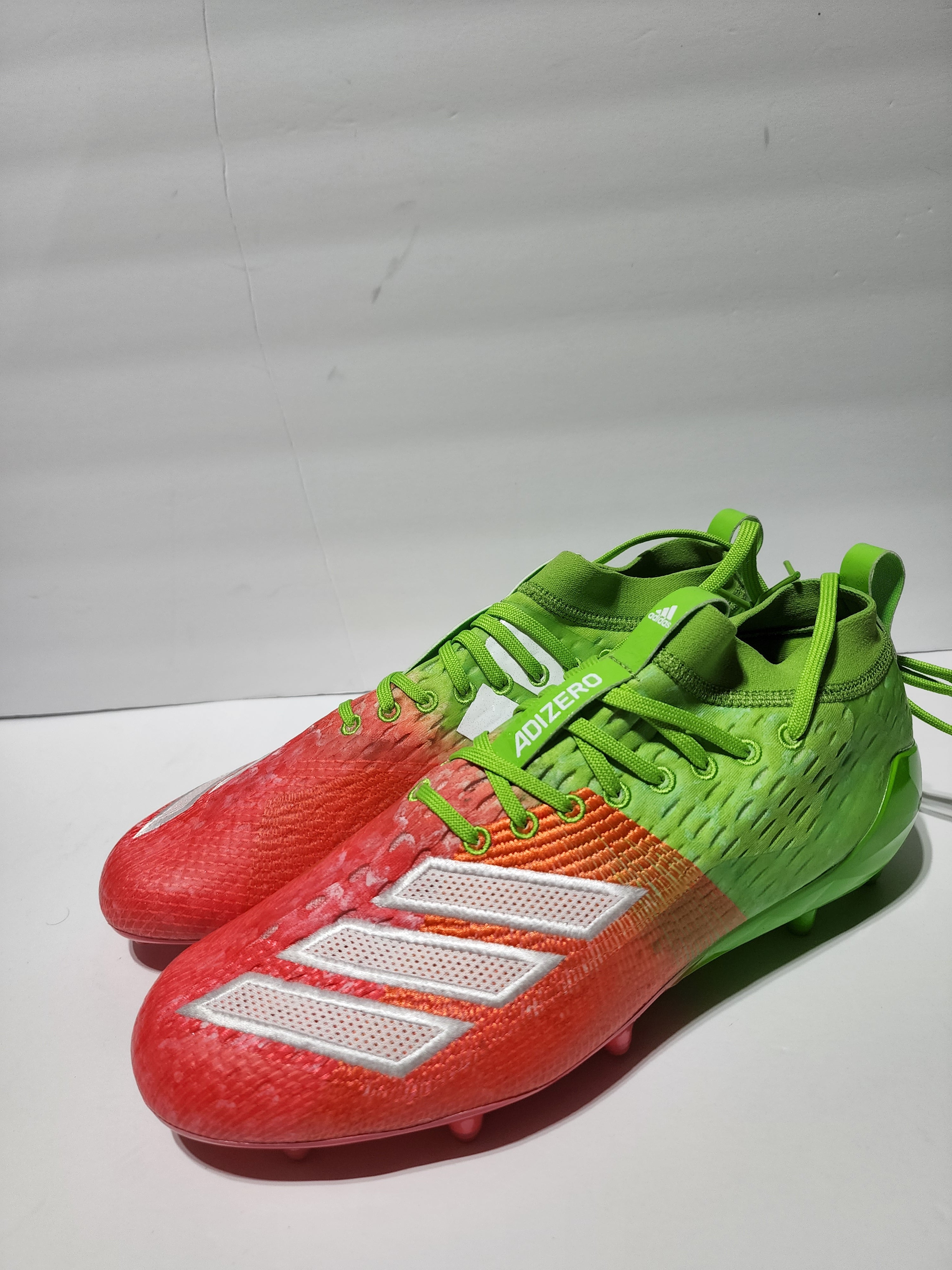 New Adidas AdiZero Men's US Strawberry Green Red Football