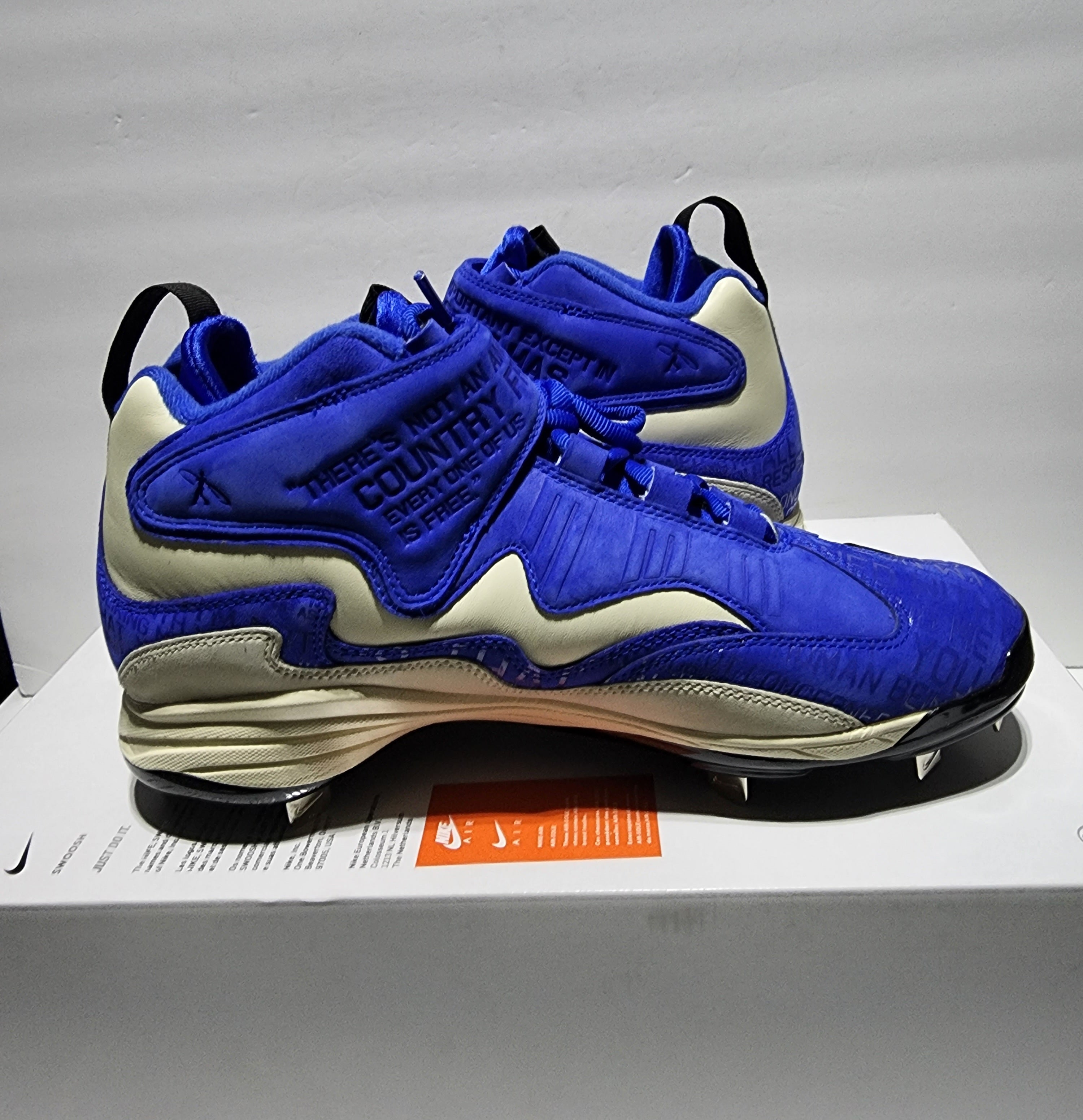 Nike Air Max Griffey Jr Fury Jackie Robinson Old Royal Blue Action Red  Youth 7