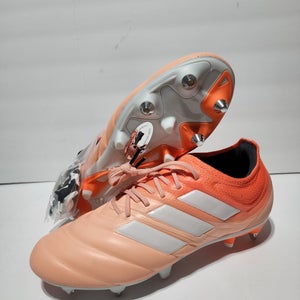 Adidas Copa 19.1 SG Orange Pink Peach Soccer Cleats Women's Size 7