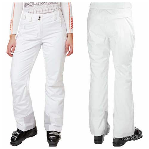NEW  Helly Hansen Helly Hansen Legendary Insulated Pants White Snow Ski Pants Womens Size XL