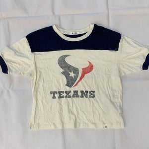47 Brand NFL Womens Houston Texans Short Sleeve Tee M Sandstone 381811AA545695