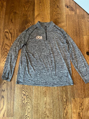 FCA gray quarter zip