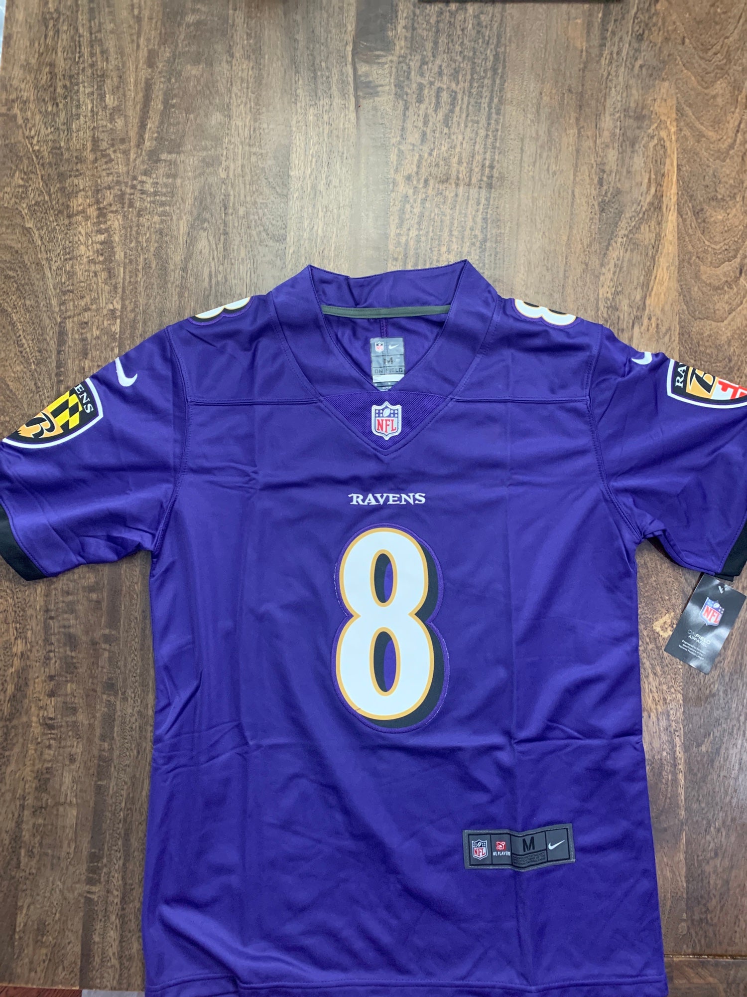 Shirts, Lamar Jackson Throwback Jersey Fully Stitched Nwt