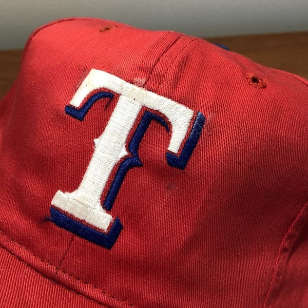 Texas Rangers Hat Snapback Cap MLB Baseball Adult Vintage 90s Retro T Twill