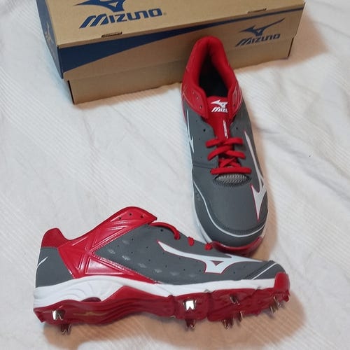 NEW MIZUNO 9 SPIKE ADV SWAGGER 2 LOW BASEBALL CLEATS MENS 12 SPIKES SHOES METAL