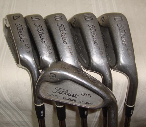 Titleist DTR black dot 3, 4, 5, 6, 8, 9 and P Dynamic Gold Standard R300U RH