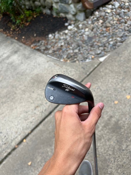Used Right Handed Wedge Flex Steel Shaft Vokey SM6 Black Wedge Wedge