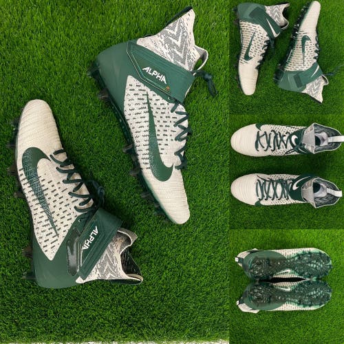 Nike Alpha Menace Elite 2 - Green & White - size 13