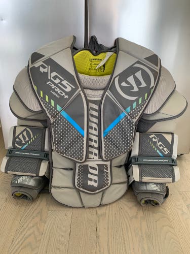 Used Large Warrior  Ritual G5 Pro+ Goalie Chest Protector