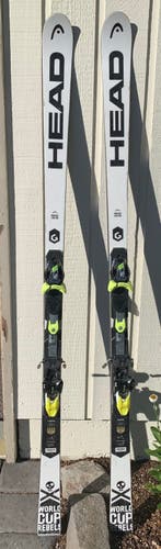 Used 2020 HEAD Racing World Cup Rebels i.GS RD Skis: 181 CM, R25 w/ FreeFlex 14 bindings