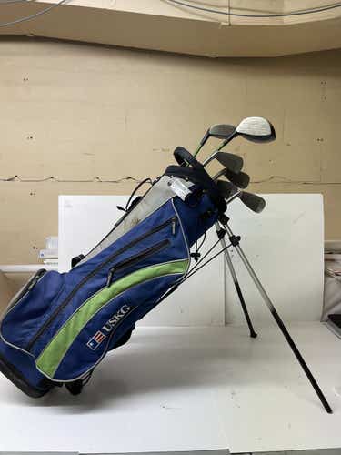 Used Us Kids Wt-15 9 Piece Uniflex Graphite Shaft Junior Club Sets