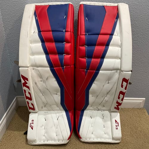 CCM Extreme Flex E3.9 Goalie Leg Pads 34+1"