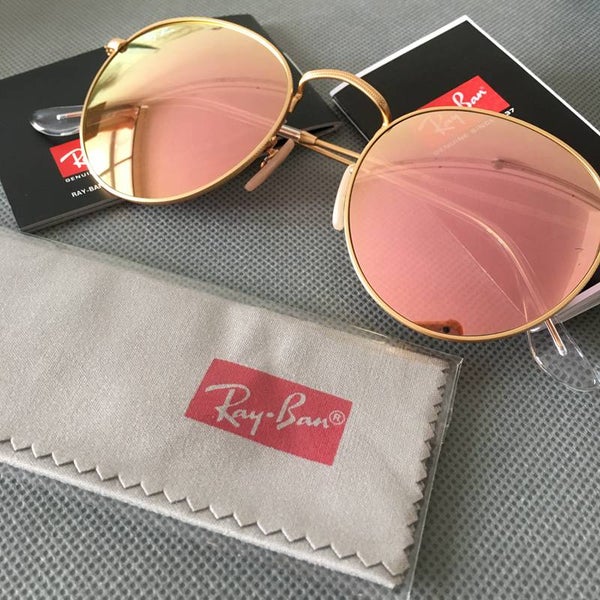 Ray-Ban 3447 Pink Sunglasses Women's New Adult One Size SidelineSwap