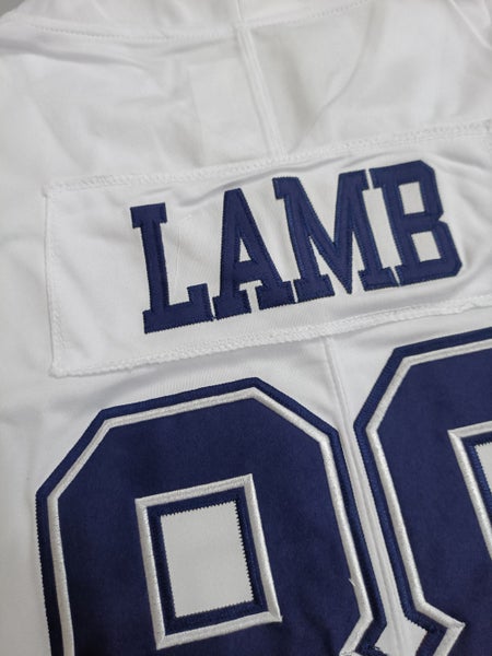 white ceedee lamb cowboys jersey