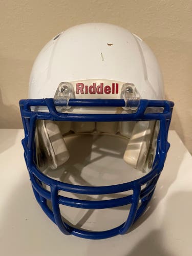 Adult Medium - Riddell Speed Football Helmet - White