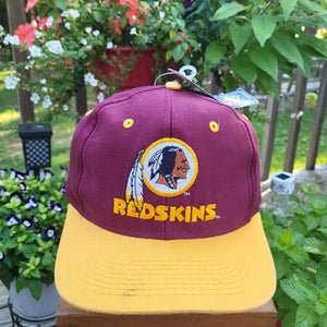 New Vintage Redskins NFL Sports Competitor Football Hat Cap Vtg Maroon Snapback