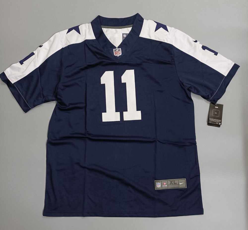 Men's Rush micah parsons Cowboys Navy Jersey size L