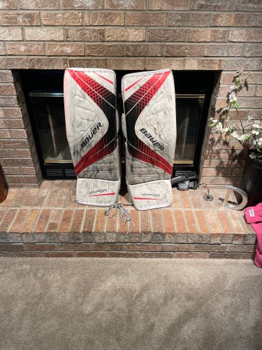 Bauer vapor 1x pro hockey goalie leg pads