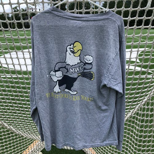 Vintage Mary Washington College Lacrosse Long Sleeve Shirt