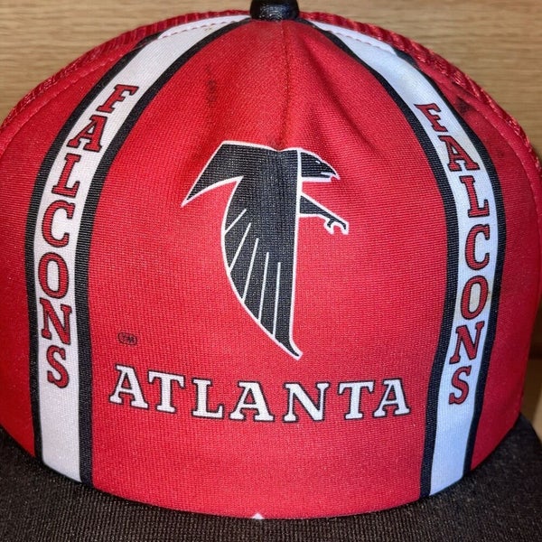 Vintage Atlanta Falcons Mesh Snapback Hat 80s Sports 