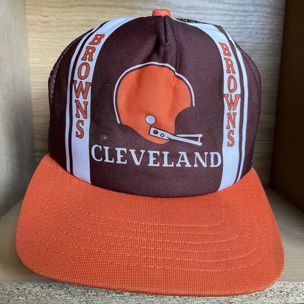 Vtg NEW 90's Cleveland Browns Snapback Hat w/Tags - Logo Athletic