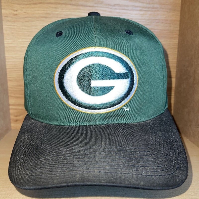 Vintage Sports Specialties Nike Green Bay Packers Fitted Plain Logo Hat 7 1/4