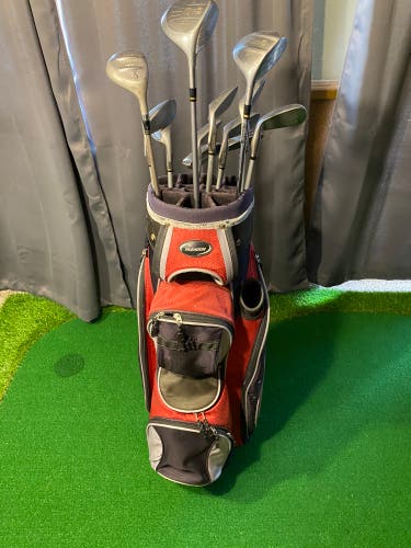 King cobra oversize complete golf club set with golf bag
