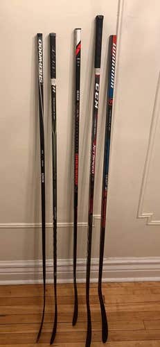 Lightly Used Senior Left Hand Warrior Covert QR Edge Hockey Stick W28